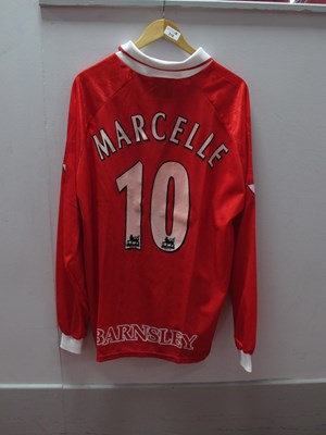 Lot 318 - Barnsley Admiral Home Match Shirt, with 'Ora'...