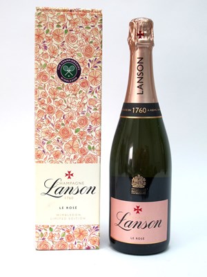 Lot 1531 - Champagne - Lanson Le Rose Wimbledon Limited...