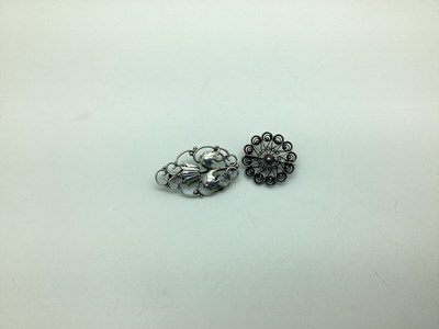 Lot 155 - An Austrian Brooch, of stylised openwork...