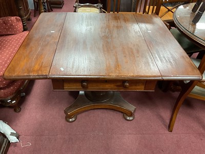 Lot 1625 - XIX Century Mahogany Drop Leaf Pembroke Table...