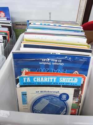 Lot 371 - Big Match Programmes F.A Cup Finals, Semi's,...