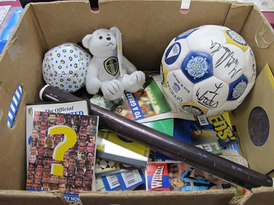 Lot 489 - Leeds United Memorabilia, including posters,...