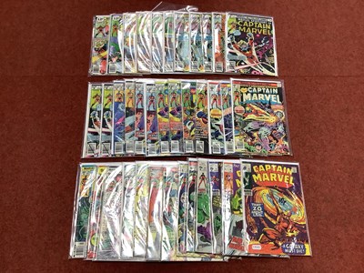Lot 884 - Approximately Thirty Five Captain Marvel...