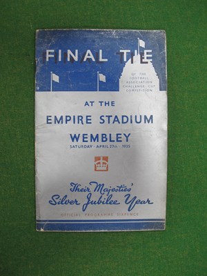Lot 648 - 1935 F.A Cup Final Programme Sheffield...