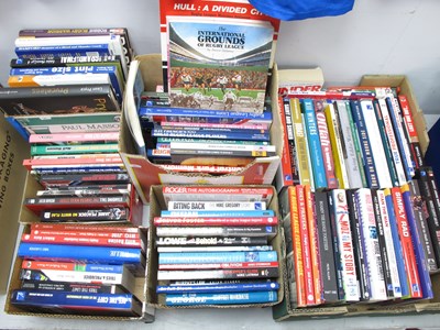 Lot 345 - Rugby League Books, Eddie Waring, Offiah, The...