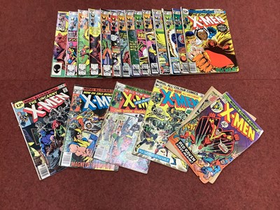 Lot 862 - Nineteen Marvel The X-Men (1st Series) Comics....