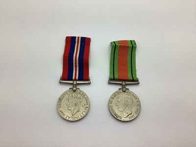 Lot 855 - WWII British Medals Comprising Defence Medal...