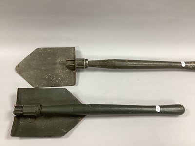 Lot 735 - Two Austrian Army Folding Entrenching Shovels.