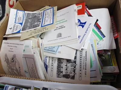 Lot 370 - Large Box of Non-League Football Programmes,...