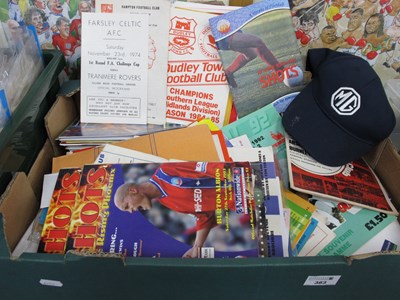 Lot 383 - Football Programmes, Memorabilia, Team Sheets,...