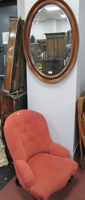 Lot 1605 - Early XX Century Nursing Chair with turned...