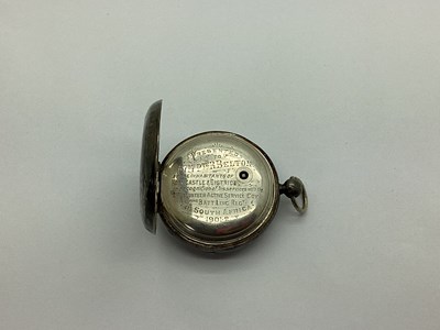 Lot 819 - Second Boer War Interest, silver pocket watch...