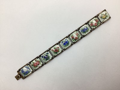 Lot 189 - Nils Erik Elvik; A Norwegian Enamel Panel...