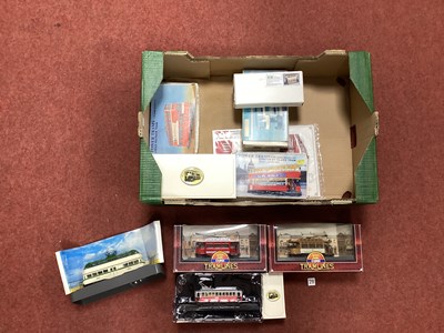 Lot 382 - A collection of Tram and Bus models and kits...