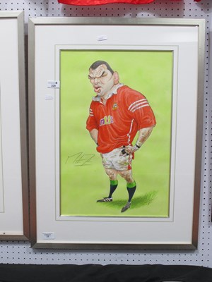Lot 329 - John Ireland, a caricature drawing of Martin...