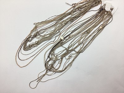 Lot 191 - A Collection of Thirty Assorted Chains, in an...