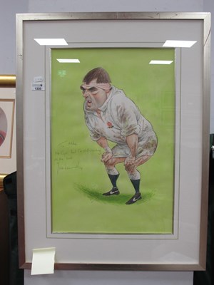 Lot 1335 - John Ireland, a caricature drawing of Jason...