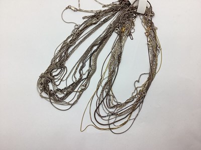 Lot 142 - A Collection of Assorted Chains, in an array...
