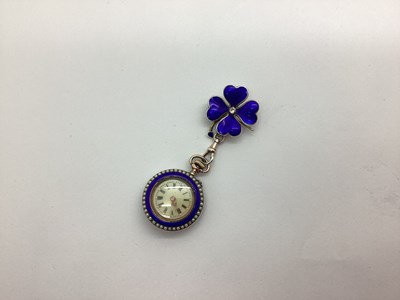 Lot 108 - A c.Early XX Century Enamel and Seed Pearl...