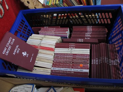 Lot 369 - Cricket - Kent C.C.C annuals 1960-2010,...