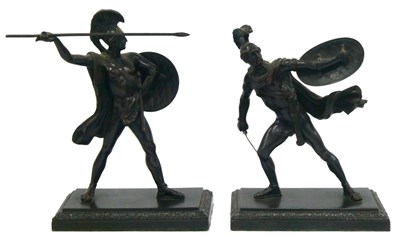 Lot 1325 - A Pair of Late XIX Century Speltre Figures of...