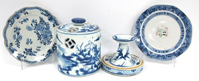 Lot 1201 - Two Chinese Early XIX Century Porcelain Plates,...