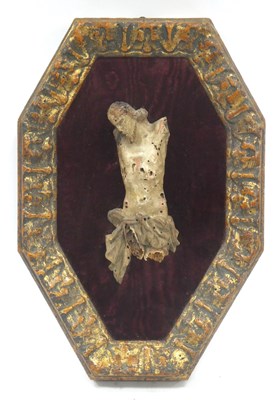 Lot 1292 - An Interesting Carved Wooden Torso of the...