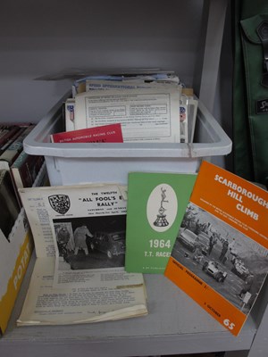 Lot 361 - Motor Racing Programmes, several with extras...