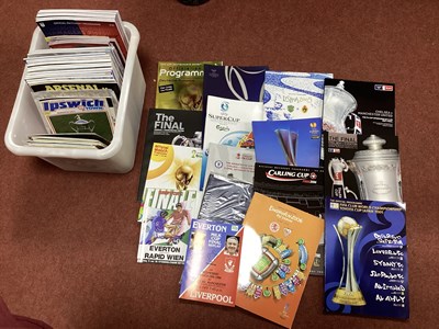 Lot 376 - Big Match Programmes, including World Club...
