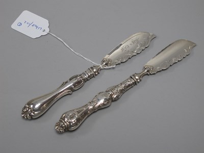 Lot 39 - Two Decorative Victorian Hallmarked Silver...