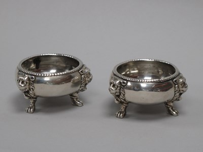 Lot 35 - A Pair of Hallmarked Silver Salts, John Pero,...