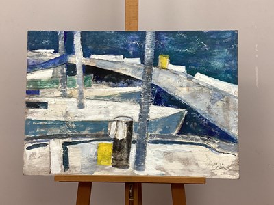 Lot 1265 - COLIN DENT (1932-2025) *ARR Blue Marina,...