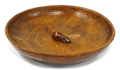Lot 1309 - An Early Robert Thompson 'Mouseman' Oak Bowl,...