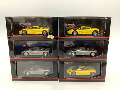 Lot 791 - Six Minichamps 1:43rd Scale Diecast Model...