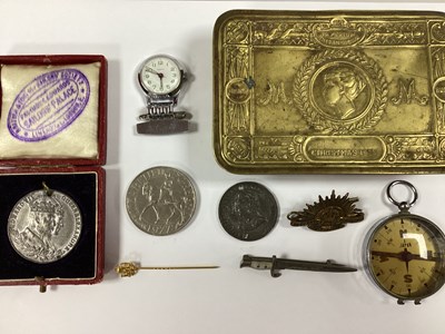Lot 813 - WWI 1914 Princess Mary Gift Fund Brass Box,...