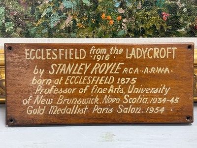 Lot 1281 - STANLEY ROYLE (Sheffield Artist, 1888-1961)...