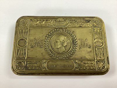 Lot 808 - WWI 1914 Princess Mary Gift Fund Brass Box,...