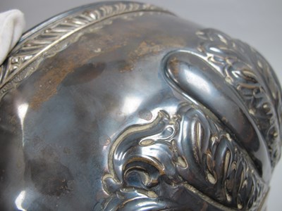 Lot 22 - A Large Victorian Hallmarked Silver Punch Bowl,...