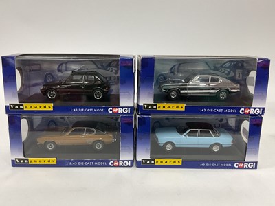 Lot 595 - Four Corgi Vanguards 1:43rd Scale Diecast...