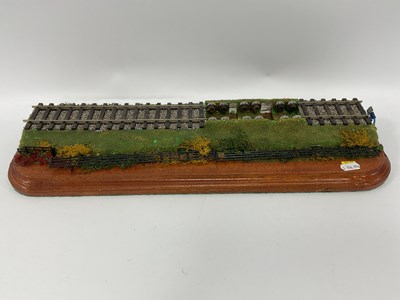 Lot 389 - An 0 gauge "rolling road" test track, mounted...