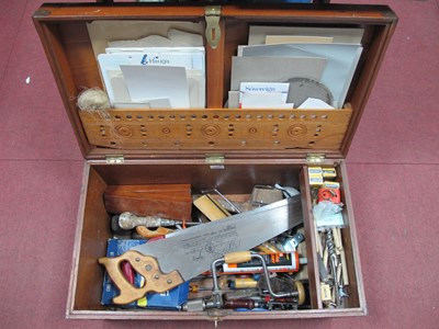 Lot 1127 - Early XX Century Tool Chest filled with...