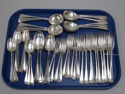 Lot 20 - A Matched Hallmarked Silver Twelve Setting...