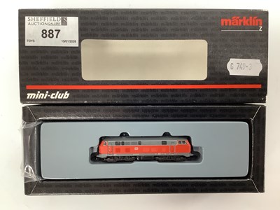 Lot 887 - A Marklin Mini-Club Z Gauge #88787 DB AG Class...