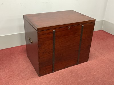Lot 1580 - A XIX Century Mahogany Silver Chest, with...