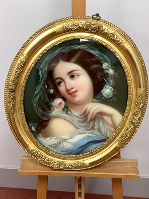 Lot 1245 - ENGLISH SCHOOL (Late XIX Century) Portrait of...