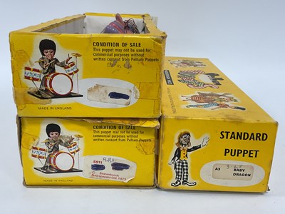 Lot 612 - Three Pelham Puppets, comprising of Wizard (in...