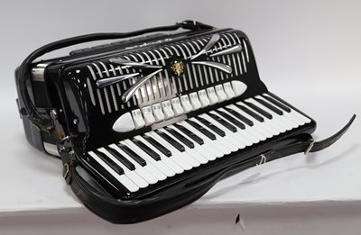 Lot 1413 - A Sonola Bass 120 Piano Accordion, with carry...