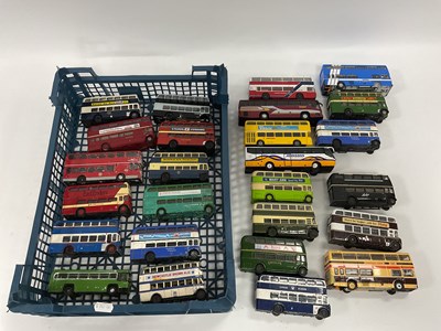 Lot 555 - Twenty Six 1:76 Scale Diecast Model Buses by...