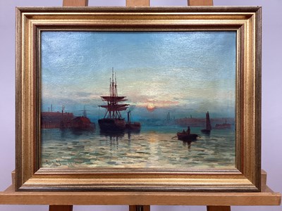 Lot 1254 - DUNCAN FRASER McLEA (1841-1916) 
Boats on the...