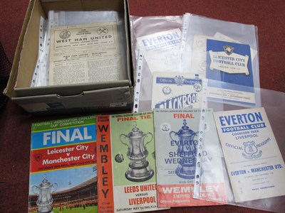 Lot 385 - F.A Cup Finals 1965, 66, 68, 69, 1970 Replay,...